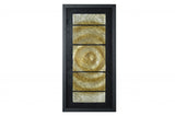15 x 2 x 16 Black And Gold Glass - Shadow Box