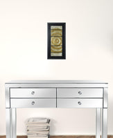 15 x 2 x 16 Black And Gold Glass - Shadow Box