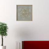 15 x 2 x 28 Natural Brown Wood Paper And Glass - Shadow Box