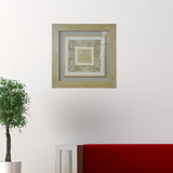 27 x 2 x 35 Natural Brown Wood And Glass - Shadow Box