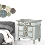 19' X 32' X 31' Mirrored Wood Nightstand