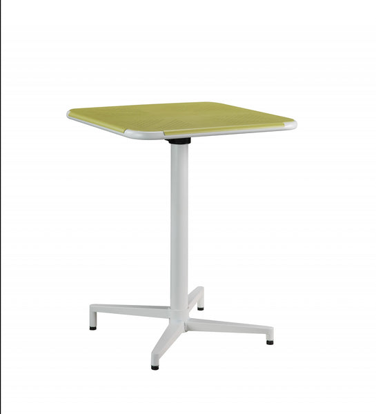 24' X 24' X 30' Yellow White Metal Folding Table