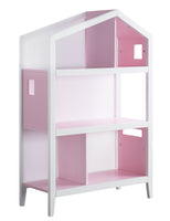 14' X 33' X 50' White Pink Wood Bookcase