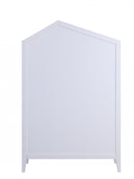 14' X 33' X 50' White Pink Wood Bookcase