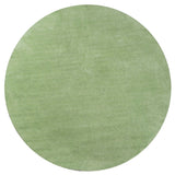 2' x 7' Spearmint Green Plain Runner  Rug