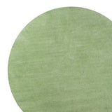 2' x 7' Spearmint Green Plain Runner  Rug