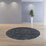 5'x7' Black Heather Indoor Shag Rug
