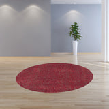 8'x11' Red Heather Indoor Shag Rug