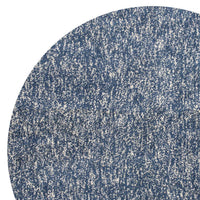 8' x 11'  'Indigo and Ivory Heather Shag Area Rug