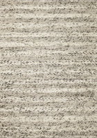 5' x 7'  Wool Grey Area Rug