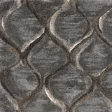 7 x 10  Polypropylene Charcoal Area Rug