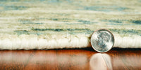 5' x 7'  Viscose Sand or  Blue Area Rug