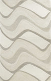 8' x 10' 6 Wool Ivory  Area Rug