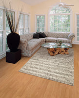 5' x 7'  Wool Grey Area Rug