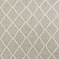 5' x 7'  Wool Grey Area Rug