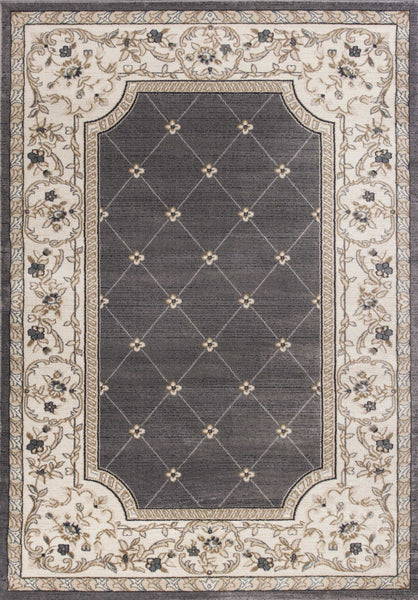 9' x 12'  Polypropylene Grey or  Ivory  Area Rug