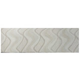 8' x 10' 6 Wool Ivory  Area Rug