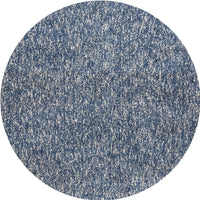 8' x 11'  'Indigo and Ivory Heather Shag Area Rug