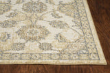 8' Red Round Indoor Shag Rug