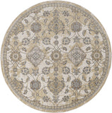 8' Red Round Indoor Shag Rug