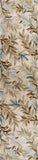 5'x8' Ivory Hand Tufted Pinnate Fronds Indoor Area Rug