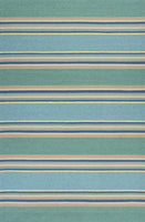 5' x 7' Ocean Stripes UV Treated Indoor Outdoor Area Rug