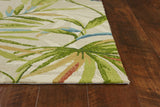 5'x8' Sand Ivory Hand Woven UV Treated Palm Tropical Indoor Outdoor Area Rug