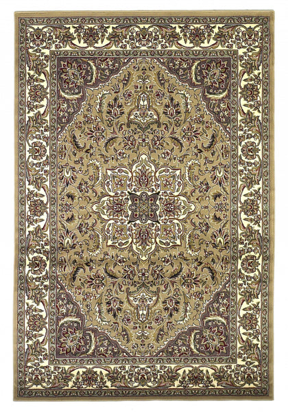 9' x 13'  Polypropylene Beige or  Ivory  Area Rug