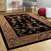 9' x 13'  Polypropylene Black or  Beige Area Rug