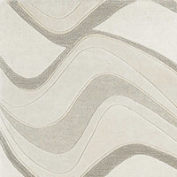 8' x 10' 6 Wool Ivory  Area Rug