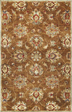 5' x 8' Wool Coffee Area Rug