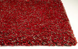 8'x11' Red Heather Indoor Shag Rug