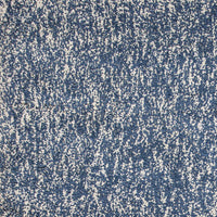8' x 11'  'Indigo and Ivory Heather Shag Area Rug