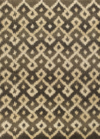 2'7 x 4'11 Polypropylene Smoke Sand Area Rug