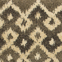 2'7 x 4'11 Polypropylene Smoke Sand Area Rug