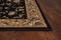 9' x 13'  Polypropylene Black or  Beige Area Rug