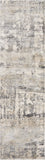5' x 8' Natural Abstract Brushstrokes Indoor Area Rug