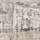5' x 8' Natural Abstract Brushstrokes Indoor Area Rug