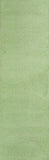 2' x 7' Spearmint Green Plain Runner  Rug