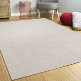 8'x10' Ivory Indoor Shag Rug