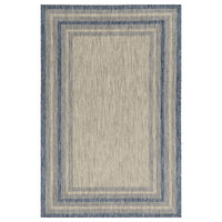 3' x 5' UV Treated Polypropylene Grey or Denim Area Rug