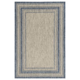 3' x 5' UV Treated Polypropylene Grey or Denim Area Rug