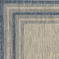 3' x 5' UV Treated Polypropylene Grey or Denim Area Rug