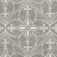 5'x8' Grey Machine Woven UV Treated Ogee Indoor Outdoor Area Rug
