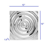 1.5' x 12' x 12' Buffed Small Rippled Wall Tile
