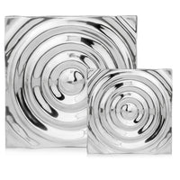 1.5' x 12' x 12' Buffed Small Rippled Wall Tile