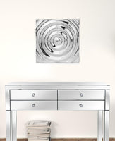 1.5' x 12' x 12' Buffed Small Rippled Wall Tile