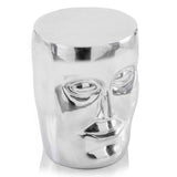 13' x 13' x 18' Silver Aluminum Face Stool