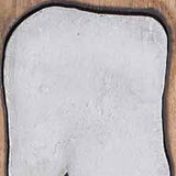 13' x 13' x 1' Silver Natural Wood and Metal Wall Tile