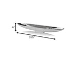 32' Contempo Shiny Silver Long Boat Tray